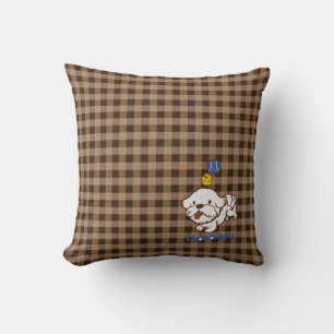 Lhasa apso bubu and little chicken guagua cushion