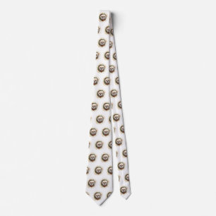 Lhasa Apso Christmas Wreath Festive Pup  Tie