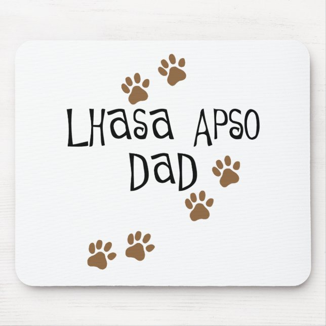 Lhasa Apso Dad Mouse Mat (Front)