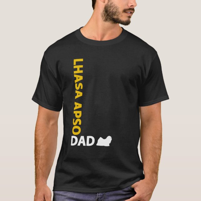 Lhasa Apso Dad T-Shirt (Front)