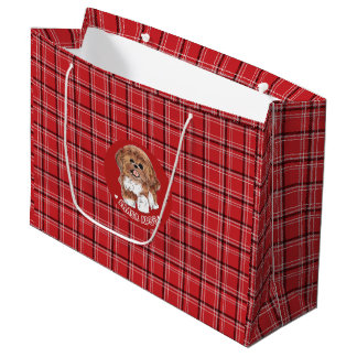 Lhasa Apso dog Large Gift Bag