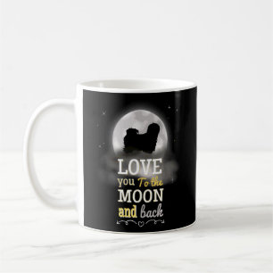 Lhasa Apso Dog Love To The Moon Coffee Mug