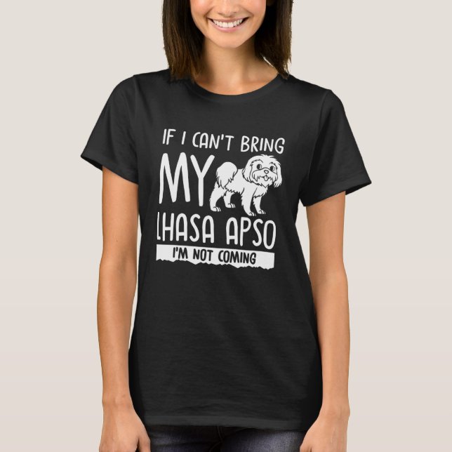 Lhasa Apso Dog  Puppies Owner   1 T-Shirt (Front)