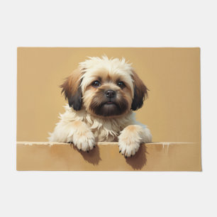 Lhasa Apso Doormat Art
