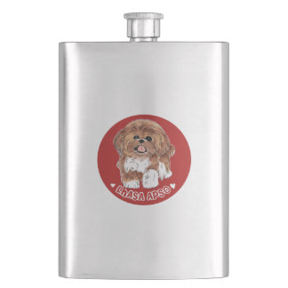 Lhasa Apso Hip Flask