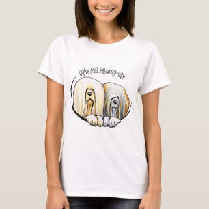 Lhasa Apso Its All About Us IAAU T-Shirt