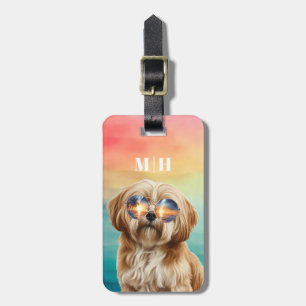 Lhasa Apso Luggage Tags