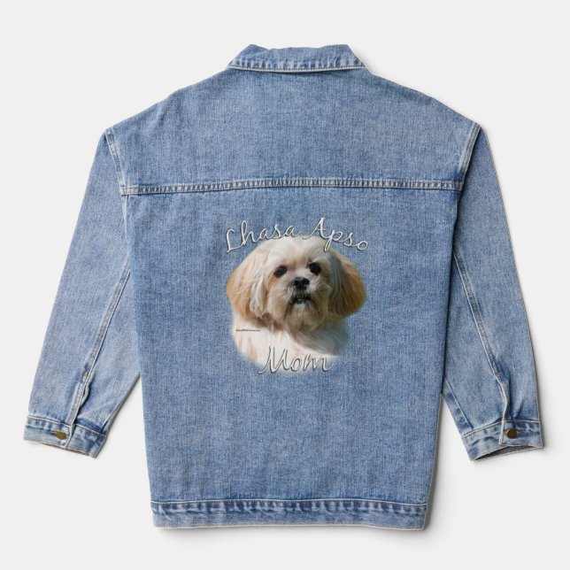 Lhasa Apso Mum 2 Denim Jacket (Back)