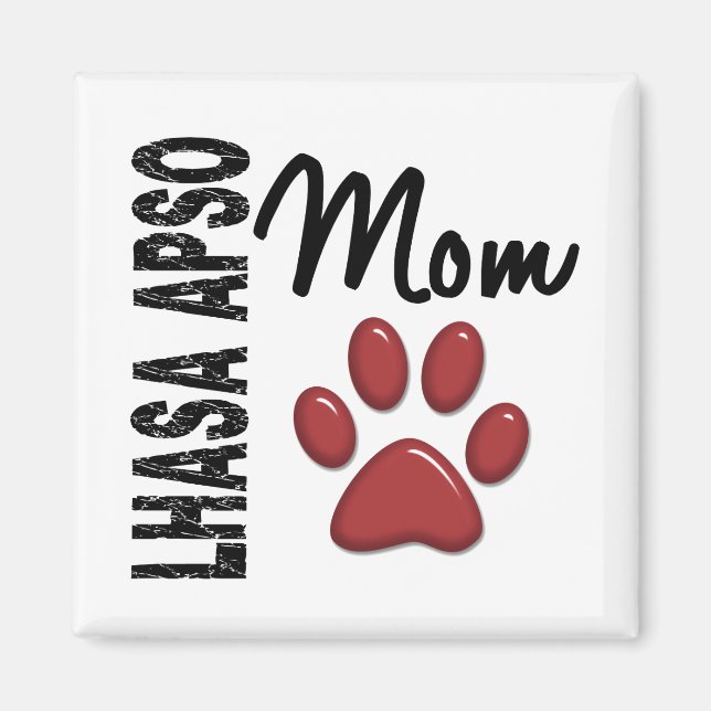 Lhasa Apso Mum 2 Magnet (Front)