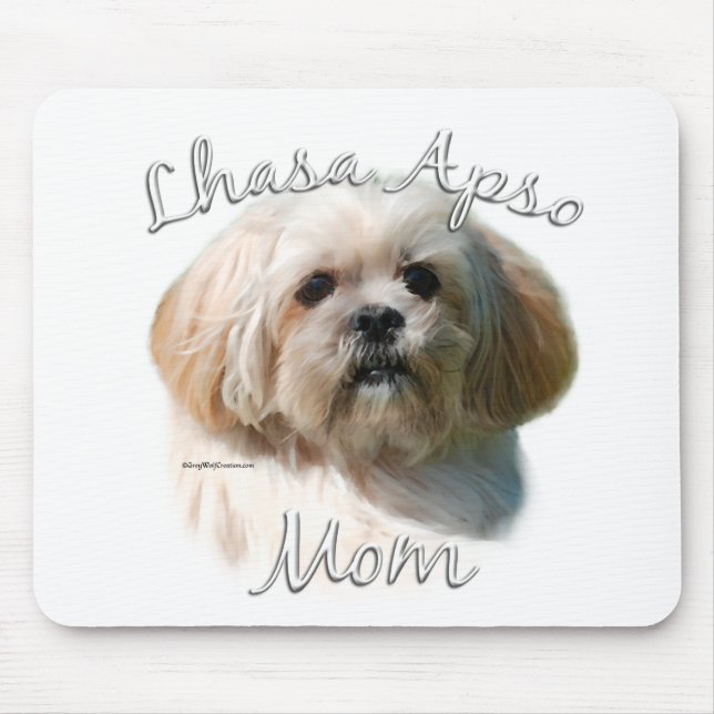 Lhasa Apso Mum 2 Mouse Mat (Front)