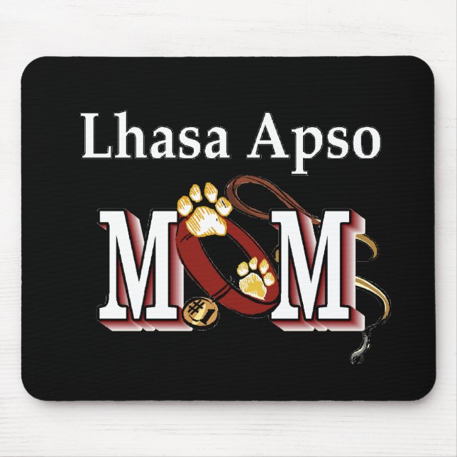 Lhasa Apso Mum Gifts Mouse Mat (Front)