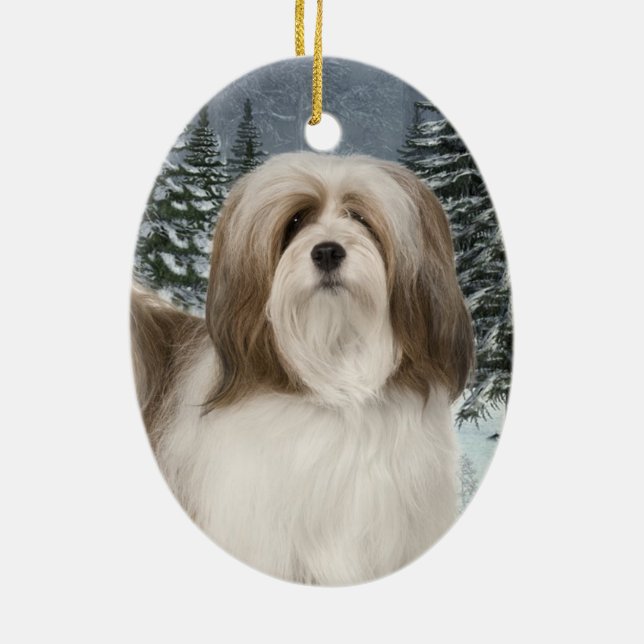 Lhasa Apso Ornament (Back)