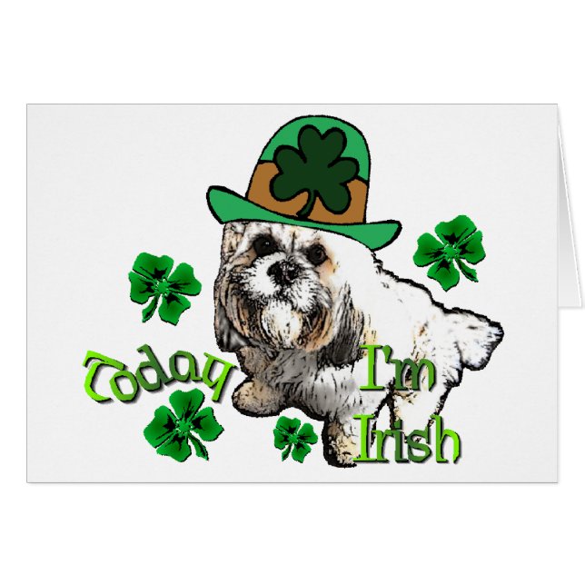 Lhasa Apso St Patricks (Front Horizontal)
