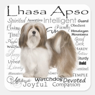 Lhasa Apso Stickers