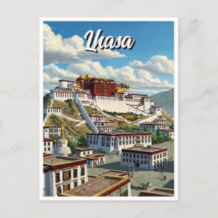 Lhasa Tibet Postcard
