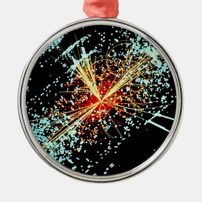 LHC Collision Metal Tree Decoration (Front)