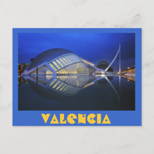 L'Hemisfèric, City of Arts and Sciences,. Valencia Postcard