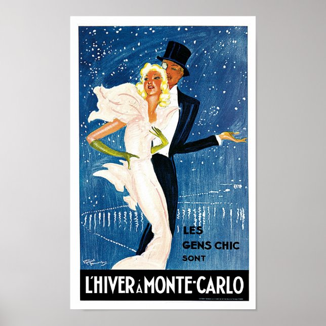 L'Hiver a Monte Carlo Poster (Front)
