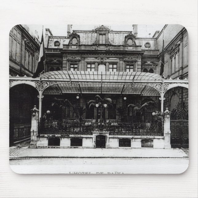 L'Hotel de Paiva on the Champs-Elysees Mouse Mat (Front)