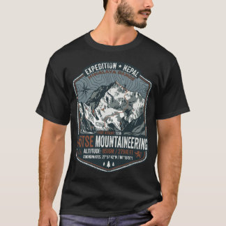 LHOTSE NEPAL EXPEDITION MOUNTAIN DESIGN SHIRT BADG