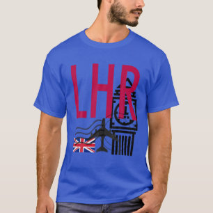 LHR AIRPORT CODE BAGGAGE TAG LONDON HEATHROW ENGLA T-Shirt