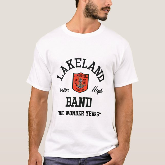 LHS Band updated logo, "The Wonder Years" T-Shirt (Front)
