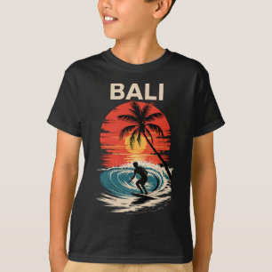 Li Beach Vibes, Fun Sunset And Surfing Retro Surf T-Shirt