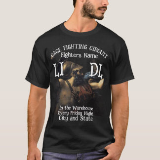 LI DL Cage Fighting Circuit LIDL Warehouse T-Shirt