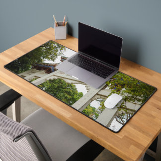 Li Garden Series: Gateway of Serenity  Desk Mat