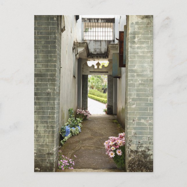 Li Garden Series - The Floral Path Postcard (Front)