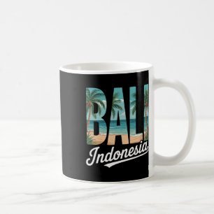 Li Indonesia Tropical Beach Palm Trees And Ocean A Coffee Mug