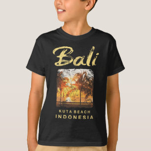 Li Kuta Beach Indonesia Vintage Surfing Men Women T-Shirt