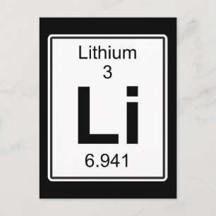 Li - Lithium Postcard
