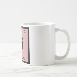 Li - Liverwurst Chemistry Periodic Table Symbol Coffee Mug