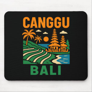 Li Surfing Canggu Li Vintage Mens Beach Life Mouse Mat