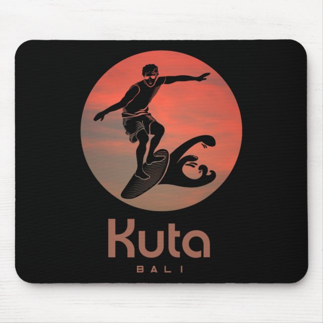 Li Windsurfing Surfing Surfers Surf Kuta  Mouse Mat (Front)