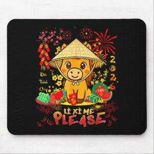 Li Xi Me Please-happy Horse Vietnamese Lunar New Y Mouse Mat