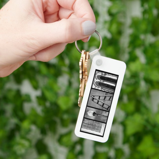 "Liam" Custom Text Photo  Key Ring (Hand)