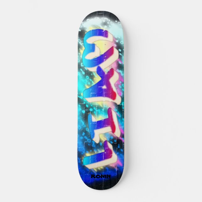 LIAM Customised Graffiti RONIN Skateboard (Front)