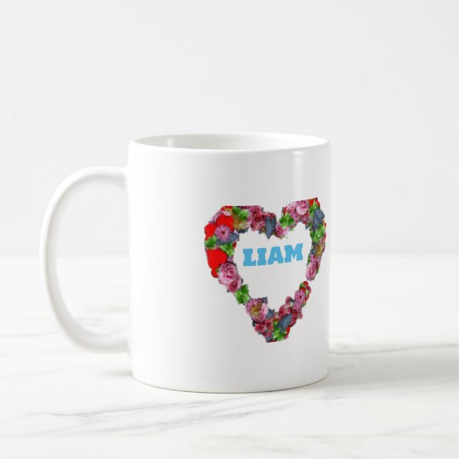 Liam Love design Coffee Mug (Left)