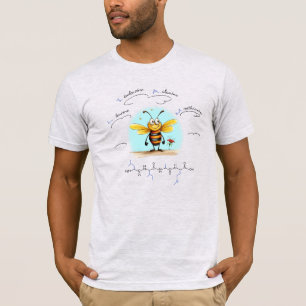 LIAM peptide, Bee-4 w/ custom text, light T-Shirt