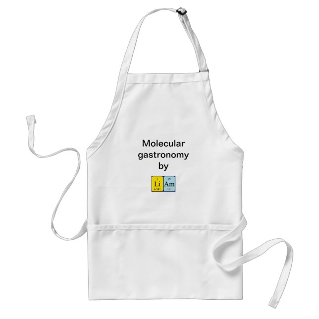 Liam periodic table name apron (Front)