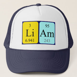 Liam periodic table name hat