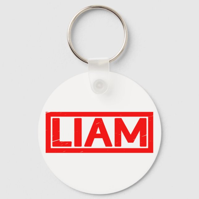 Liam Stamp Key Ring (Front)