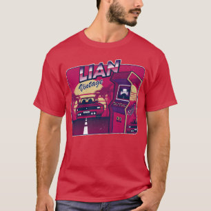 Lian Personalized Vintage Gamer 80s 90s T-Shirt