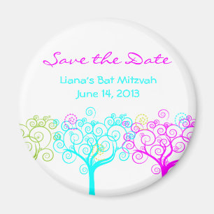 Liana Claire Bat Mitzvah Save the Date Magnet