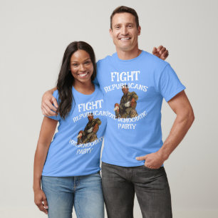 LIAR DEMOCRATIC PARTY FREEDOM EQUALITY LIBERTY T-Shirt