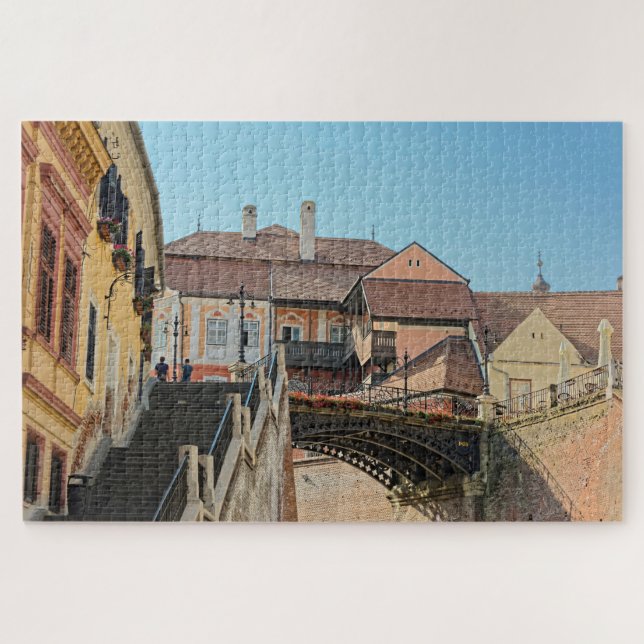 Liars bridge Sibiu Romania Jigsaw Puzzle (Horizontal)