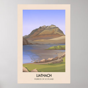 Liathach Munros of Scotland Poster