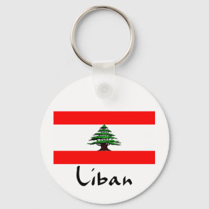 Liban Lebanon Flag Keychain